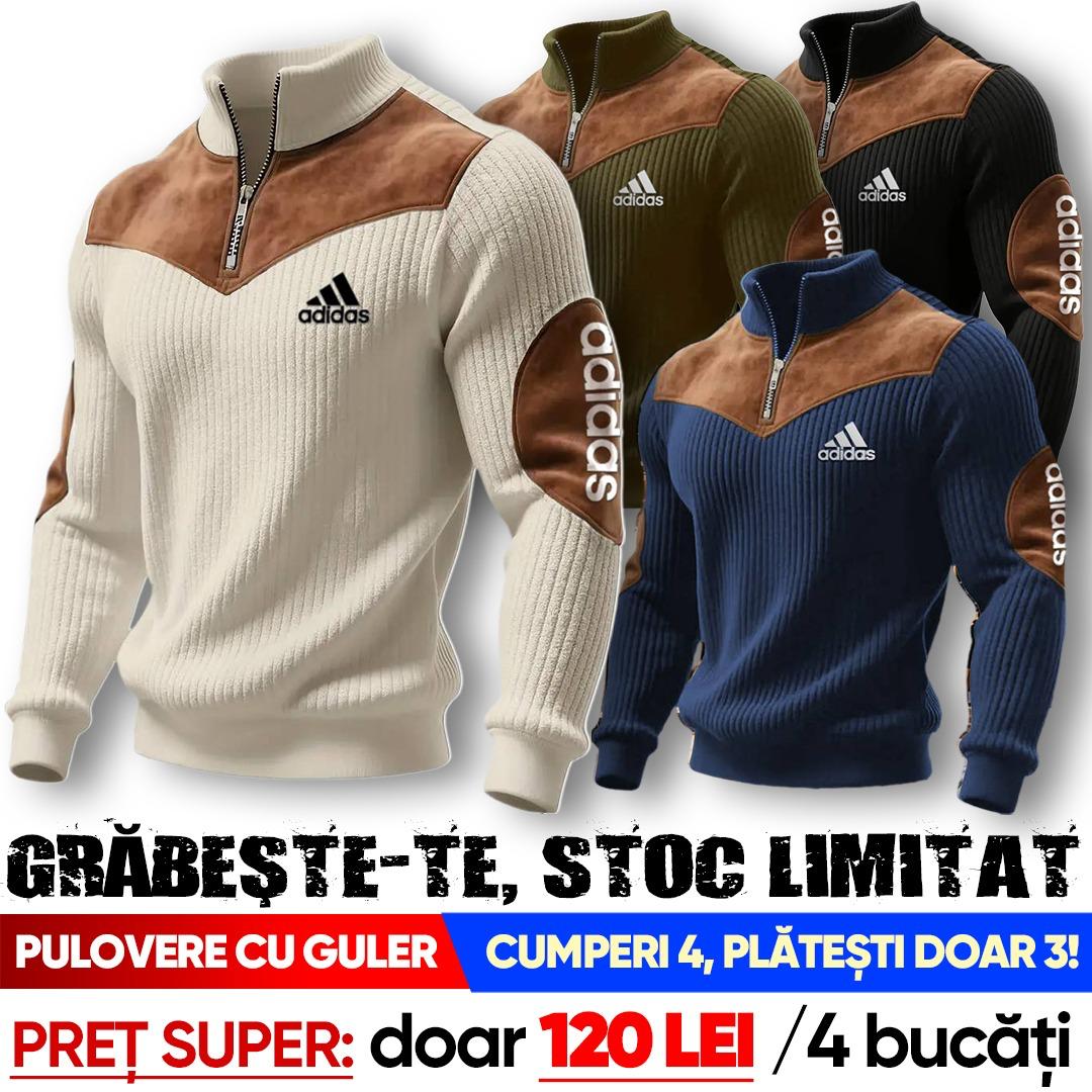 SET DE 4 - Pulovere cu guler – Cumperi 4, plătești doar 3! Preț super!