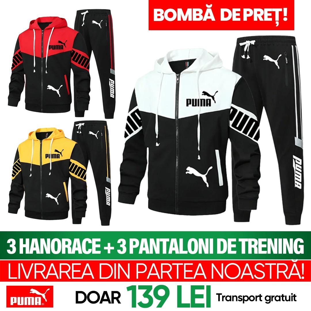 NOU SET 2025 - 3 HANORACE + 3 PANTALONI SPORT = 6 PIESE ÎN TOTAL, GATA PENTRU TINE!